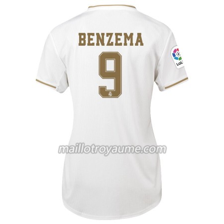 Maillot Foot Femme Real Madrid Karim Benzema 9 Domicile 2019/20 Maillot Foot Femme Real Madrid Karim Benzema 9 Domicile 2019/20